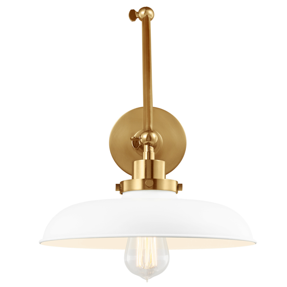 Wellfleet Double Arm Wide Task Sconce
