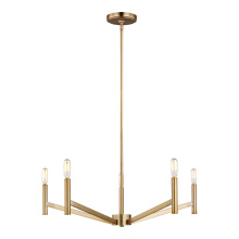 Visual Comfort & Co. Studio Collection 3124305EN-848 - Vector Five Light Chandelier