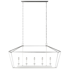 Visual Comfort & Co. Studio Collection 6692605-962 - Dianna Five Light Medium Linear Chandelier