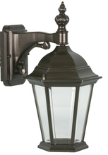 HOMEnhancements 14253 - 1-Light Open Bottom Coach Light - BK