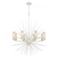 ELK Home 82088/8 - Sea Urchin 34'' Wide 8-Light Chandelier - White Coral